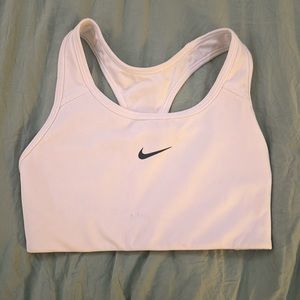 White nike sports bra size XS